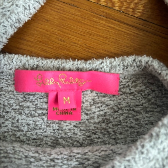 Lilly Pulitzer grey sweater set. Cozy and soft material. Never worn. - Picture 2 of 2
